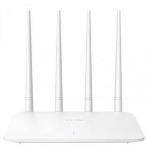 Tenda F6 V4.0 Wireless N300, Wi-Fi Router 300, Easy Setup, 300mbps, 4x 5dBi External Antennas -White | F6