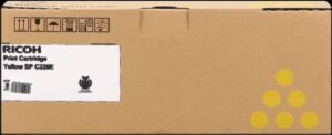 Ricoh 407643, Toner Cartridge Yellow For SP C220, SP C221, SP C222, SP C240 | 407643