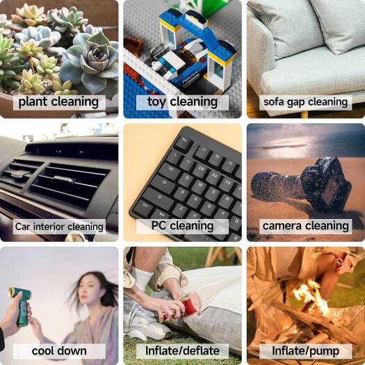 KiCA Jetfan 2 Electric Air Blower,Air Duster for Computer,Keyboard,House Cleaning,Car Dust,Hair Drying,Air Inflation,Camera Lens,Rechargeable,Speed Control,Upgrade Battery,Air Can Substitute Tool,Blue - Image 4