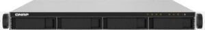 QNAP 4-Bay AL324 Quad-core 1.7 GHz Rackmount NAS with 250W Redundant, 2GB DDR4 UDIMM Ram (Max 16GB), SATA 6Gb/s, 2x 10GbE SFP+, 2x 2.5GbE, 1x PCIe Gen2 x2 Slot | TS-432PXU-RP-2G