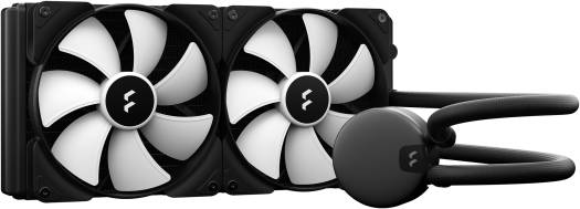 Fractal Design Lumen S28 V2 RGB AIO Liquid CPU Cooler, LGA1700 & AM5 Support, Copper Cold Plate, Aluminum Fins, Six ARGB LEDs 2x 120mm Fan, 500-1700 RPM, 20-78 CFM Airflow, Black | FD-W-L1-S2812 - Image 3