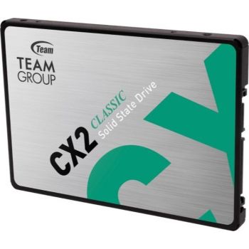 Team Group CX2 2.5" 512GB SATA III 3D NAND Internal SSD, Read/Write Up to 530/470 MB/s, SATA III 6Gb/s, DC +5 Voltage, 1,000000Hr MTBF, 800TB Written Terrabyte | T253X6512G0C101 - Image 2