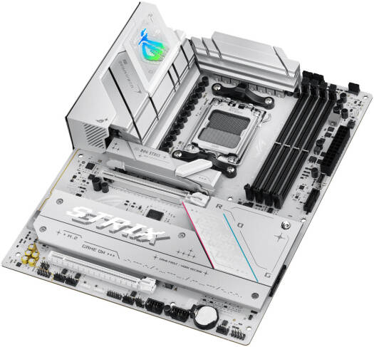 ASUS ROG Strix B850-A GAMING WIFI AM5 ATX Motherboard, AMD B850 Chipset, 4x DIMM DDR5 Slots, Up to 192GB Max Memory, 1x PCIe 5.0 x16 SafeSlot, 4x M.2 Slots, WiFi & BT, White | 90MB1J50-M0EAY0 - Image 5