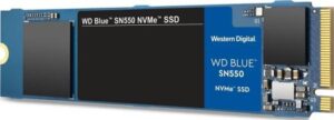 WD Blue 1TB M.2 SN550 NVMe PCI-e SSD Solid State Drive, M.2 2280, 3D NAND, Up to 2,400 MB/s | WDS100T2B0C