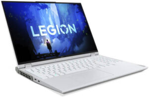 Lenovo Legion 5 Pro 16IAH7H Gaming Laptop, 16" WQXGA IPS 165Hz Display, Intel Core i7-12700H, 32GB RAM 1TB SSD, NVIDIA GeForce RTX 3070 8GB, Blue Backlit Arabic KB, DOS, White | 82RF00AGAX