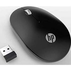HP S1500 Wireless Mouse, Adjustable 1600 DPI Optical Sensor, 2.4GHz Wireless Connection Up to 10m Range, Up to 6 Months Battery Life, Multiple Automatic Sleep Function, Black | 3CY48PA