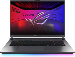 ASUS ROG Strix G18 G815LW Gaming Laptop, 18" WQXGA IPS 240Hz Display, Intel Core Ultra 9 275HX, 32GB RAM, 2TB SSD, GeForce RTX 5080 16GB Graphics, English KB, Win11, Eclipse Gray | 90NR0LC1-M00460