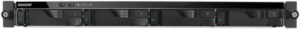 Asustor Lockerstor 4RD AS6504RD 4-Bay 1U Rackmount NAS Enclosure, Intel ATOM C3538 2.1GHz CPU, 8GB SO-DIMM DDR4 Memory, 3.5"/2.5" SATA HDD & 2.5" SATA SSD Compatible, 2x 250W PSU | AS6504RD