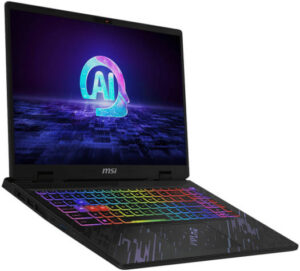 MSI PULSE 16 AI Laptop C1VGKG, 16" QHD+ 240Hz IPS Display, Intel Core Ultra 9 185H, 32GB RAM, 1TB SSD, NVIDIA RTX 4070 8GB, RGB Backlit US ENG Keyboard, Win 11 Home, Core Black | C1VGKG-077US
