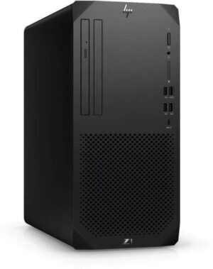 HP Z1 G9 Tower Desktop Computer, Intel Core i7-13700 Processor, 8GB DDR5 RAM, 1TB SATA 3.5" Storage, Intel UHD Graphics 770, FreeDOS, Black | 7F0E3AV