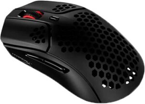 HyperX Pulsefire Haste Wireless Gaming Mouse, 2.4GHz Wireless Connection, 16000 dpi Pixart Optical Sensor, TTC Golden Micro Dustproof Switches, 6 Programmable Buttons, Lightweight, Black | 4P5D7AA