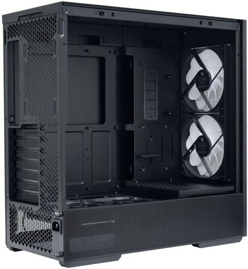 Lian Li Lancool 207 Mid Tower Case, 2x 140mm & 2x 120mm Pre-Installed Fan, Up to 360mm Radiator & 8x Fan Support, Steel & 4mm Tempered Glass Support, Black | G99.LAN207RX.00 - Image 6