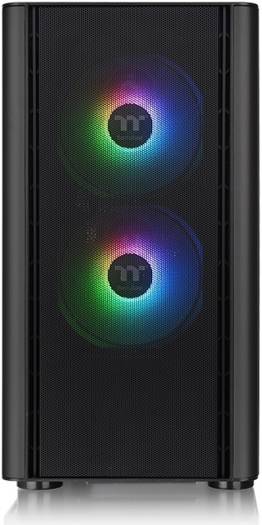 Thermaltake V150 Tempered Glass ARGB Breeze Micro Chassis, SPCC+Tempered Glass Material, Up to 280mm Radiator, Up to 4 Fans Support, Dust Filtration, Black | CA-1R1-00S1WN-02 - Image 2