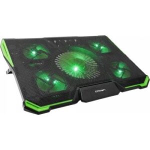 Crown Micro Best Laptop Cooler Pad - Green | CMLS-K332