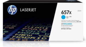 HP CF471X 657X High Yield Original LaserJet Toner Cartridge, Cyan, Single Pack