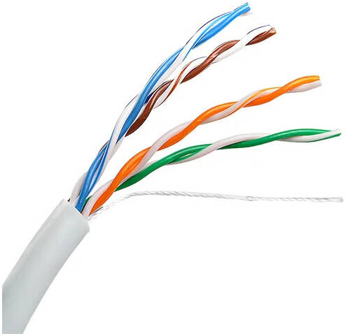 HST Cat5E UTP Cable, 4 Pairs Insulated Cables, Marked 0-305m, ATM 155Mbs & 622Mpbs, Suitable For 10baseT, 100BaseT, 1000baseT Gigabit Ethernet, RoHS 23AWG | Cat5E-UTP