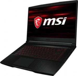 MSI GF 63 Thin 10SC - Intel Core i5 10300H, 8 GB RAM, 512GB SSD, 15.6" FHD, Nvidia GeForce GTX 1650 4GB, Windows 10 Home - Black | 9S7-16R512-088