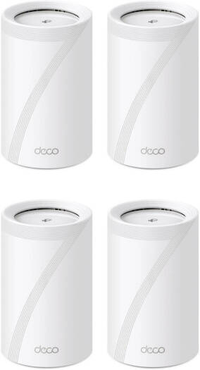 TP-Link Deco BE65 (2+2 Pack), BE9300 Whole Home Mesh WIFI 7 System, 9214 Mbps Wireless Tri-Band WiFi, 2.5 Gbps Wired, MLO, HomeShield, Combined Backhaul, White | Deco BE65