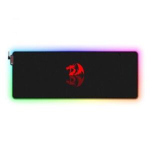 Redragon Neptune P027 RGB Wired Mouse Pad, Soft Cloth, Non-Slip Rubber Base, Stiched Edges (800 x 300 x 3mm) | P027