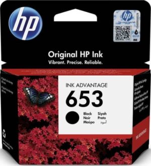 HP 653 Black Original Ink Advantage Cartridge | 3YM75AE
