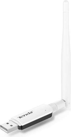 Tenda 300Mbps High Gain WiFi Dongle - Wireless N300 USB WiFi Adapter with 3.5dBi Antenna for PC, Desktop & Laptop - Supports Windows/Mac/Linux (U1)