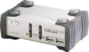 Aten 2-Port PS/2-USB VGA/Audio KVMP Switch | CS1732AC