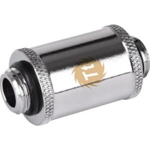 Thermaltake Pacific G1/4 Male to Male 30mm Extender, CU Material, Chrome | CL-W044-CU00SL-A