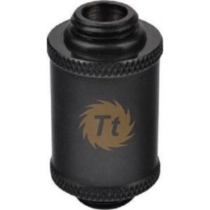 Thermaltake Pacific G1/4 Male to Male 30mm Extender, CU Material, Black | CL-W044-CU00BL-A