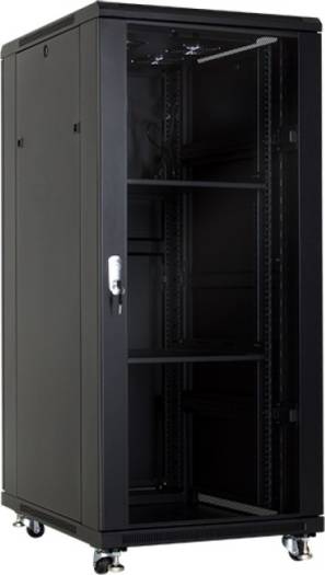 D-Net 27U Floor Stand Cabinet 600 x 1000 With 4 Fan and 2 Shelf | D-NET-27U