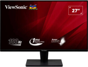 ViewSonic VA2715-H Monitor, 27" VA Display, FHD Resolution, 100Hz Refresh Rate, 1ms (MPRT) Response Time, AMD FreeSync Technology, 16.7m Color Support, Anti-Glare, 3H Hard Coating, Black | VA2715-H