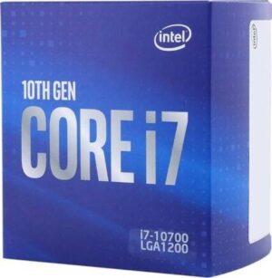 Intel® Core™ i7-10700 Processor 10th Gen Intel Processor 8 Cores 16 Threads, 2.90GHz Base, 4.8 GHz Boost, 125W TDP, 16M Cache | BX8070110700