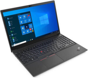 Lenovo ThinkPad E15 Gen 2 15.6" FHD Non Touch Laptop, 11th Gen Intel Core i7-1165G7, 8GB DDR4 RAM, 512GB SSD, Intel Iris Xe Graphics, Non Backlit Eng-Arabic KB, Windows 11 Pro, Black | 20TD00F7GR