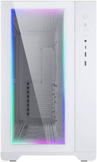 MagniumGear NEO Qube 2 Infinity Mirror Mid Tower Case, Steel Chassis + Tempered Glass Window Materials, Up to 360mm Radiator Support, Maximum 9 Fans Support, White | MG-NE620QI_DWT02 - Image 2