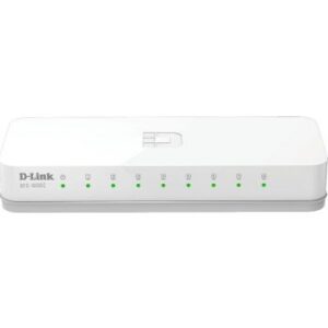 D-Link 8-Port high-speed Fast Ethernet ports 10/100 Mbps Unmanaged Network Switch | DES-1008C