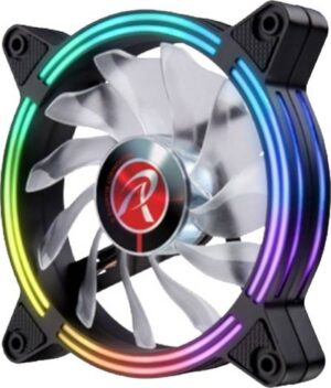 Raijintek SKLERA 12 RBW ADD - 1pc, Addressable LED, ADD 4pin header & PWM function, 11 blade fan & Hydraulic Bearing, Without remote controler | 0R40B00128