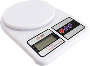 Electronic Digital Kitchen Scale, Up To 7 Kg Capacity, User-Friendly Design, Measures Accurately Weigh Vegetables, Fruits, and More, White | 969PDM84