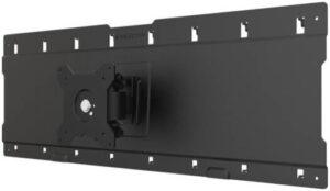 Dezctop D-Board L Monitor Stand, Up to 43" Flat Monitors, 49" Curved Monitors, 15° Tilt Downwards, 90° Pivot Clockwise, VESA MIS-D 100x100 & 75x75mm, Black | AC-DBMOTL-BK1