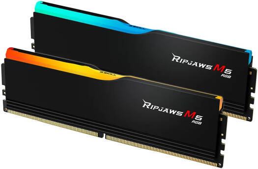 G.SKILL Ripjaws M5 RGB Series 64GB (2x32GB) DDR5 Dual Channel Desktop Memory, 5600 MT/s Memory Speed, CL46-45-45-89 Latency, 1.10V Voltage, Black | F5-5600J4645A32GX2-RM5RK - Image 2
