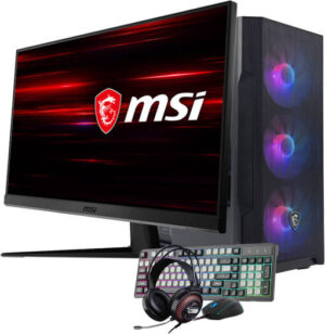 MATREXX Gaming PC - Intel Core i5-14600K 14 Cores 20 Threads, NVIDIA RTX 4060 Ti 16GB, 32GB DDR5 RAM 6400MHz, 1TB SSD Gen 4, 650W PSU + 24" FHD 170Hz Monitor + Gaming Keyboard Mouse Headset