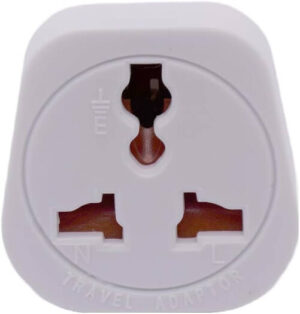 MOHA European Power Adapter Plug, Perfect for Travel To Europe, Germany, France, Spain, Norway, Korea, Universal Socket, Type E/F Outlet, White | 77-7796B