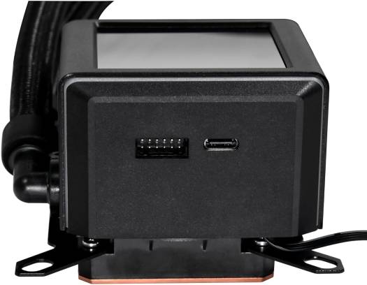 Lian Li Galahad II LCD 360 AIO ARGB CPU Liquid Cooler with 120mm SL Infinity Fans, 2.88” IPS LCD Screen, Asetek 8th Gen 3600 RPM Pump, 2450 RPM Fan Speed, 79.9 CFM Airflow, Black | G89.GA2ALCD36INB.00 - Image 5