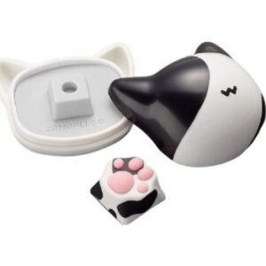 ZomoPlus Kitty Paw Customized Keycap, Cherry MX Switches And Clones, 1u Size, Cow Cat | ZO-PS-KTY-PW