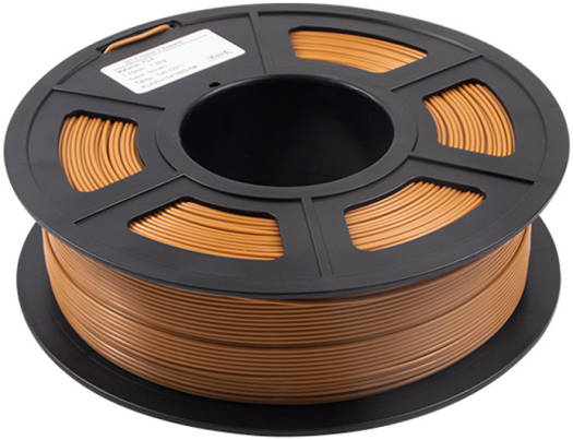iSANMATE PLA 3D Printer Filament, 1.75mm Diameter, OEM & ODM, 40-80mm/S Print Speed, Dimensional Accuracy +/- 0.03 mm, 2.2 lbs (1 kg), Brown | PLA-Brown - Image 2