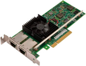 Dell Intel X540-T2 Dual Port 10GbE Network Adapter, Up to 10Gb/s Data Transfer Rate, Low Profile Bracket, PCI-E Bus, 2 x RJ45 Ethernet  Ports | 3DFV8