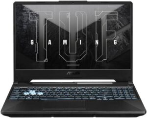 ASUS TUF Gaming A15 FA507NCR Laptop, 15.6" FHD IPS 144Hz Display, AMD Ryzen 7 7435HS, 16GB RAM, 512GB SSD, GeForce RTX 3050 4GB Laptop GPU, ENG-ARAB K/B, Win11, Black | FA507NCR-HN044W