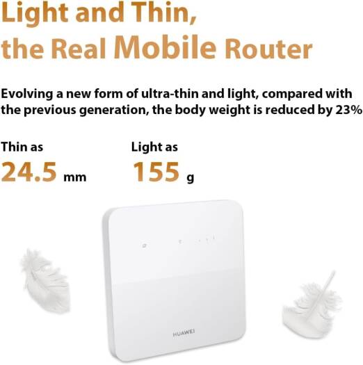 HUAWEI 4G CPE 5s, Mobile WiFi Hotspot, Speeds Up To 195 Mbps For LTE, Wi-Fi 300 Mbps, Plug And Play, Connect Up To 32 Devices, Parental Controls, White | 4G CPE 5s B320-323 - Image 9