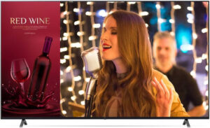 LG 75UR640S0GD TV Digital Signage, 75" 4K UHD Display, webOS 6.0 Operating System, 1200 1 Contrast Ratio, 2.0 ch Speaker System, Built-In Speaker, Mount Included, Black | 75UR640S0GD