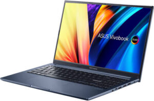 ASUS Vivobook 15X OLED Laptop, 15.6" FHD OLED Display, Intel Core i7-12700H CPU, 8GB RAM, 512GB SSD Storage, Intel UHD Graphics, Camera, BT, WIFI, Backlit Keyboard, Win11, Quite Blue | 90NB0WY1-M00BT0