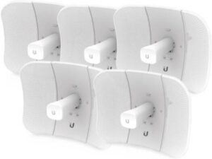 Ubiquiti airMAX LiteBeam 5AC Gen2, airMAX ac Technology, InnerFeed Technology, Dedicated Management Radio, Up To 867Mbps Data Rate, GbE RJ45 Port, 5 Pack, White | LBE-5AC-Gen2-5