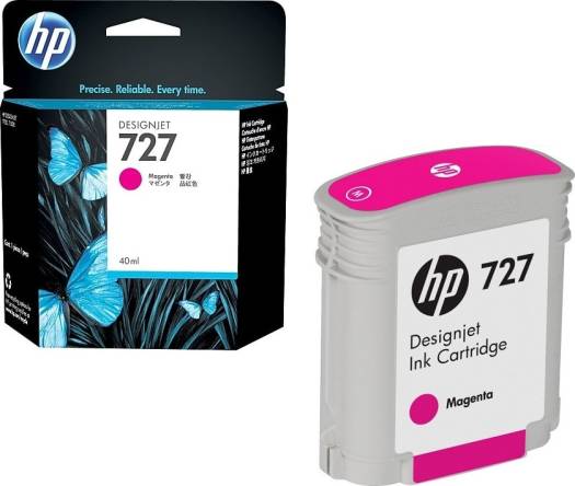 HP 727 40-ml Magenta Designjet Ink Cartridge | B3P14A